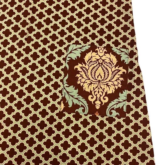 Just Ducky Girls Brown and Mint Green Sleeveless Dress Size 10 - Picture 4 of 9